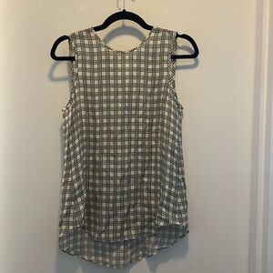 Theory silk sleeveless blouse